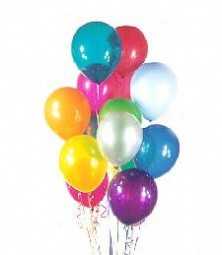 Ankara Taurus AVM iekiler iek sat 19 adet karisik renkte balonlar 