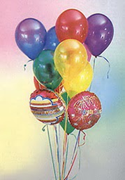 Ankara Gimsa AVM iek online iek siparii 19 adet karisik renkte uan balon buketi